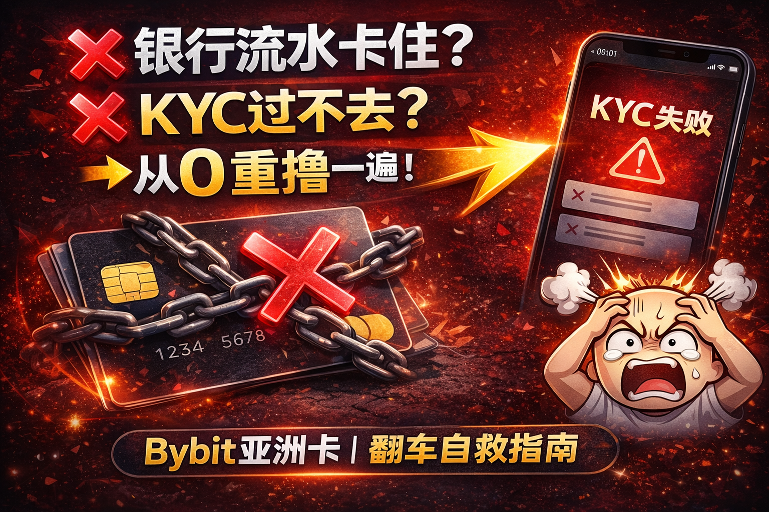 Bybit亚洲卡翻车自救指南：银行流水KYC卡住？从0重新注册一遍-智创宝库资源站